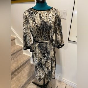 Melanie Lyne snake print dress, size 10